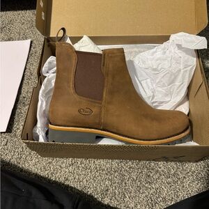 Chaco fields Chelsea boot - chestnut brown